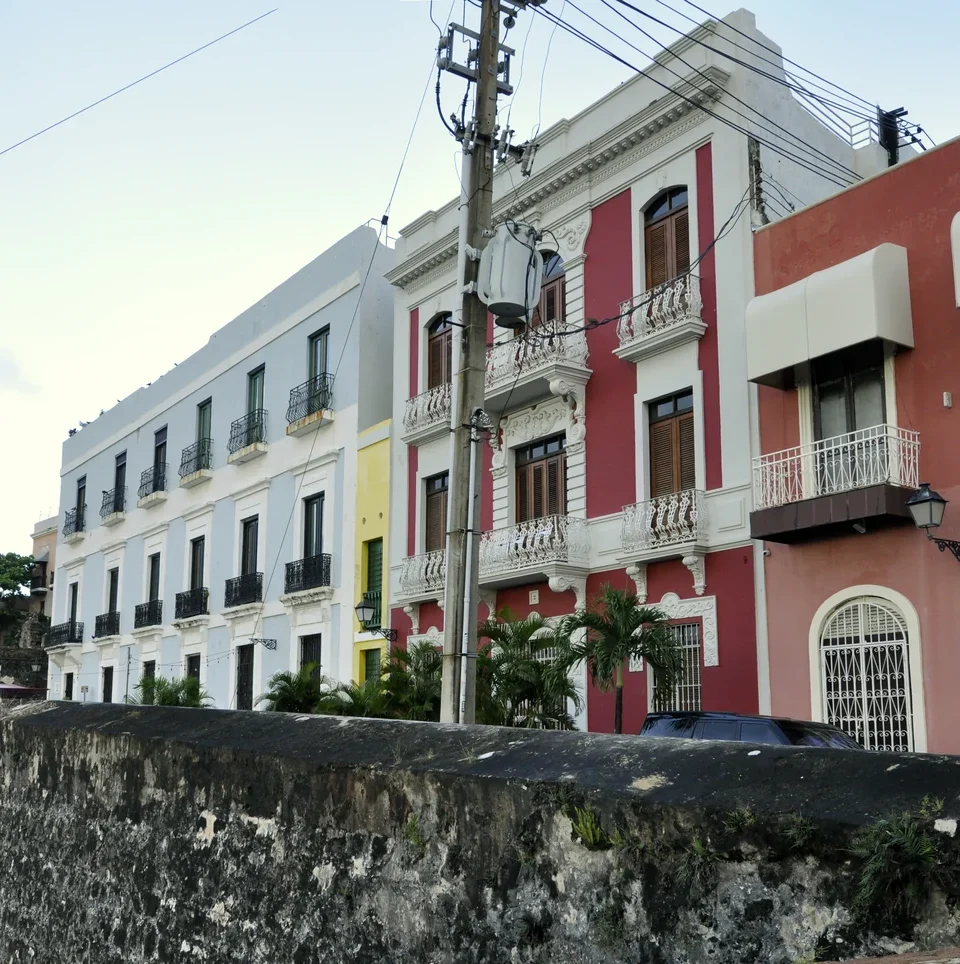 Buildings on Calle Tetuán, Old San Juan